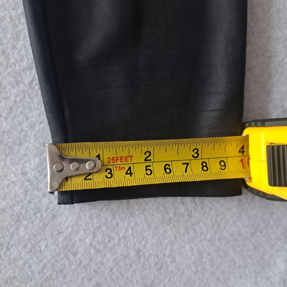 Guess Black Low Sheen Wet Look Spandex Leggings - Picture 8 of 10